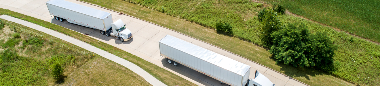 Van Trailer for Sale Being Delivered