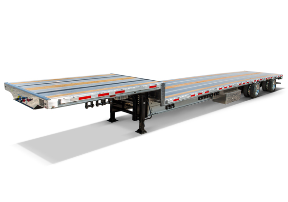 Aluminum Drop Deck Trailer Stock Product Image