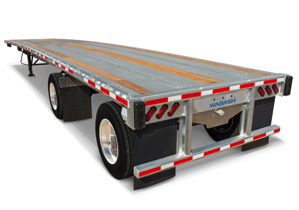 Aluminum Flatbed Trailer Stock Product Image