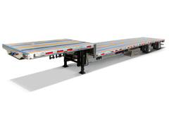 Aluminum Drop Deck Trailer Stock Product Image