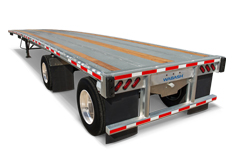 Aluminum Flatbed Trailer Stock Product Image