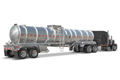 Petro Chemical Tank Trailer Stock Product Image